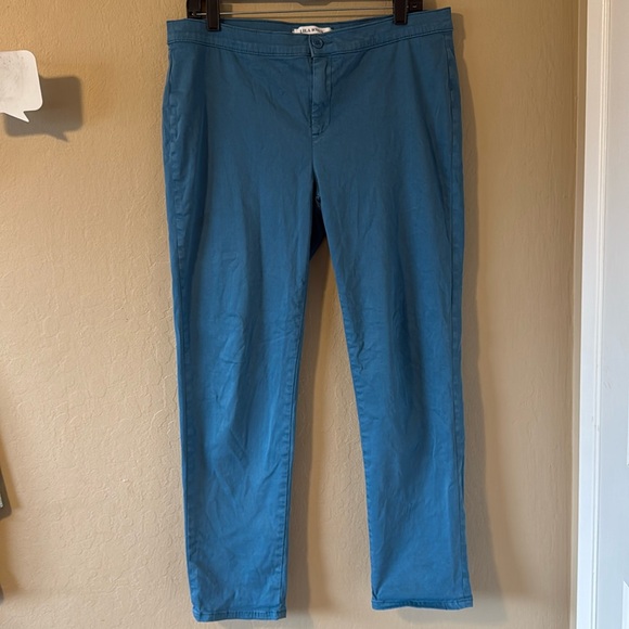 Lila Ryan Women’s Teal Color Stretch Pants size 14 - Picture 3 of 11
